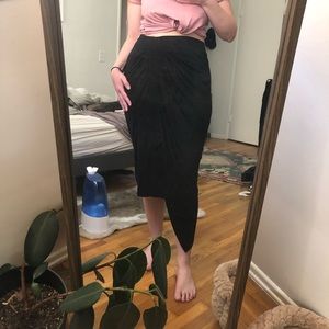 Helmut Lang Draped Skirt